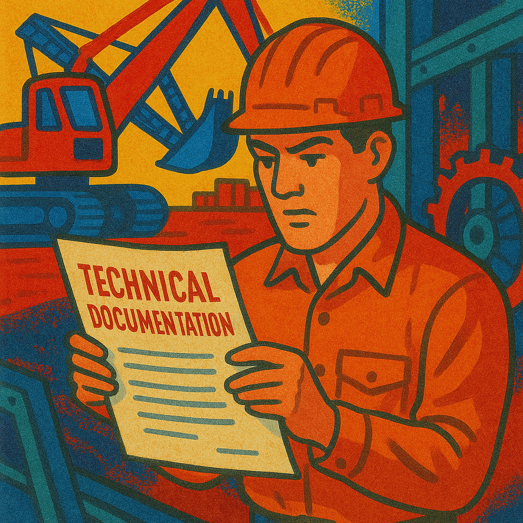 (C) dokumentacja techniczna (np. do rejestracji maszyn)