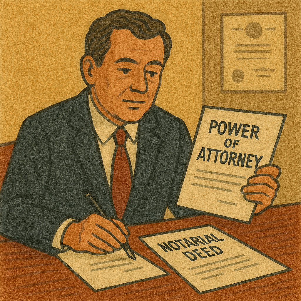 (I) akty notarialne, pełnomocnictwa